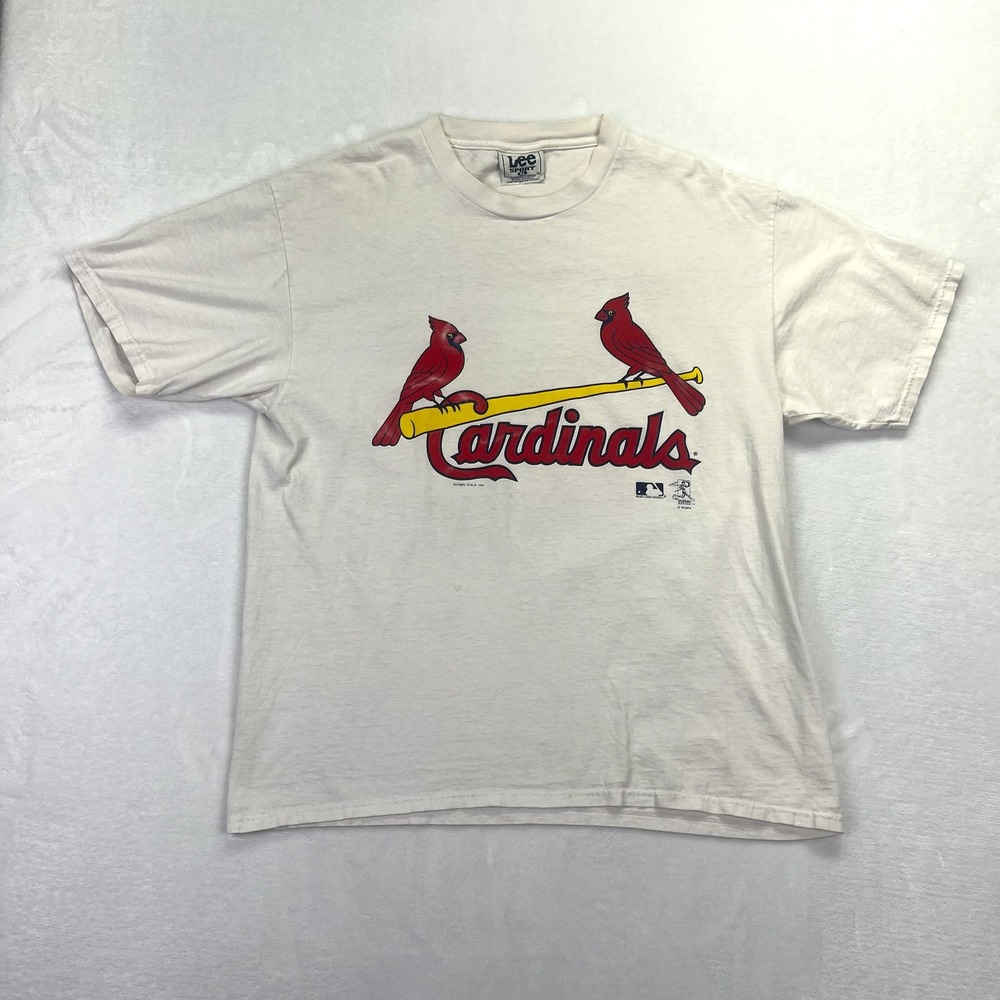 Vintage 1998 Mark McGwire St Louis Cardinals Lee Sport Shirt Mens XL White MLB